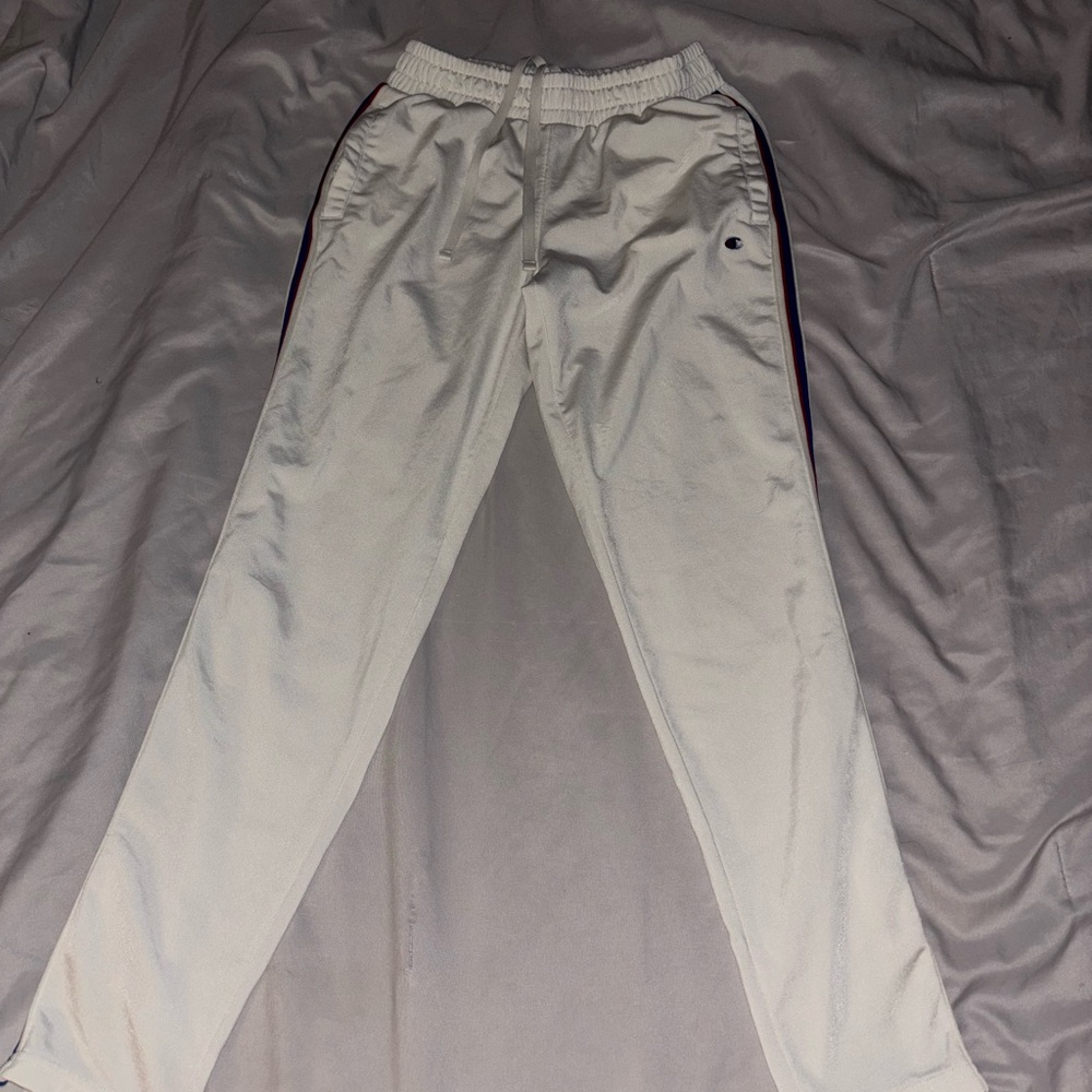 White Champion Track Pants